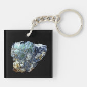 Porte-clés Cristal Vivianite Vert (Dos)