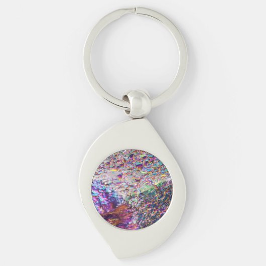 Porte-clés Cristaux arc-en-ciel Aura (Devant)