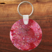 Porte-clés Cristaux de Féeries roses tombants (Recto)