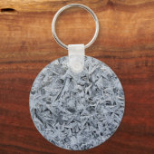 Porte-clés Cristaux de givre de glace Texture (Recto)