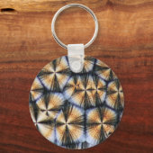 Porte-clés cristaux de vitamine C au microscope (Recto)