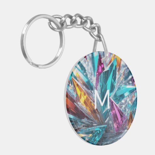 Porte-clés Cristaux multicolores (Devant gauche)