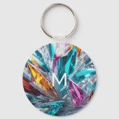 Porte-clés Cristaux multicolores (Recto)