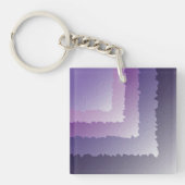 Porte-clés cristaux violets (Devant)