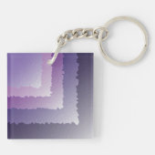 Porte-clés cristaux violets (Dos)