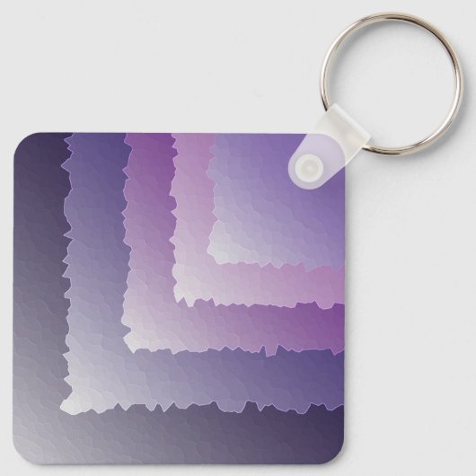 Porte-clés cristaux violets (Dos)
