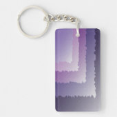 Porte-clés cristaux violets (Devant)