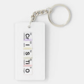 Porte-clés Cristo Éléments Chimiques (Dos)