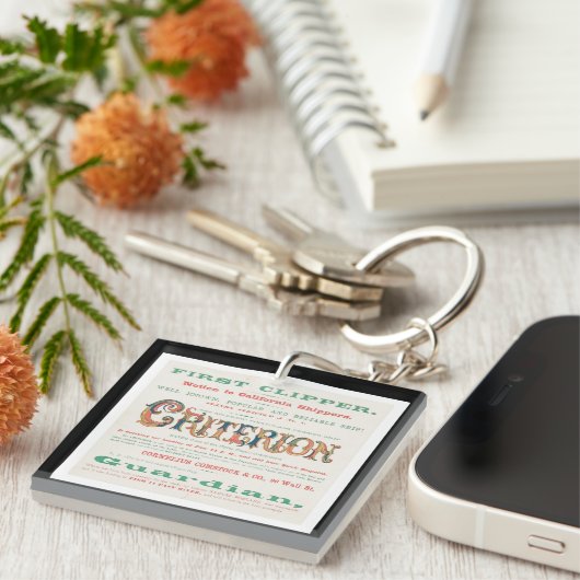 Porte-clés Critère Clipper Sailing (Devant Droit)