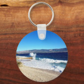 Porte-clés Croatian Kuna Coin Keychain–Customizable Backside (Verso)