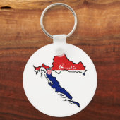 Porte-clés Croatie cool (Recto)