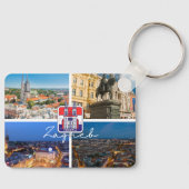 Porte-clés Croatie | Hrvatska | Zagreb | Capitale de la Croat (Recto)