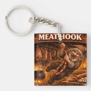 Porte-clés Crochet de Viande Lutin de Noël Islandais