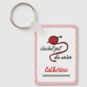 Porte-clés Crochet Rouge Rapide, Mourir Chaud (Recto)