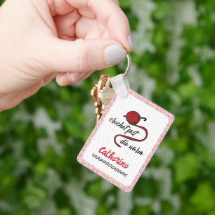 Porte-clés Crochet Rouge Rapide, Mourir Chaud