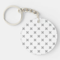 Crochets gris sur blanc