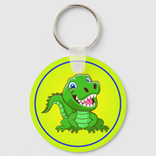 Porte-clés Crocodile souriant Cartoon-64836