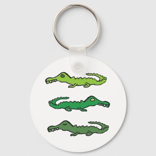 Porte-clés Crocodiles et Alligators (Recto)