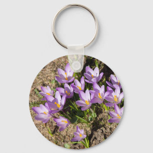 Porte-clés Crocus de printemps mignons