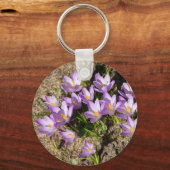 Porte-clés Crocus de printemps mignons (Recto)