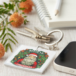 Porte-clés Croire à la magie du Festival de Noël