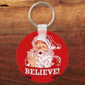 Porte-clés Croire Au Père Noël (Recto)