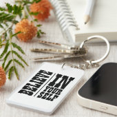 PORTE-CLÉS CROIRE EN VOUS-MÊME TYPOGRAPHIE BLANCHE (Devant droit)