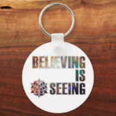 Porte-clés Croire est en train de voir (Recto)