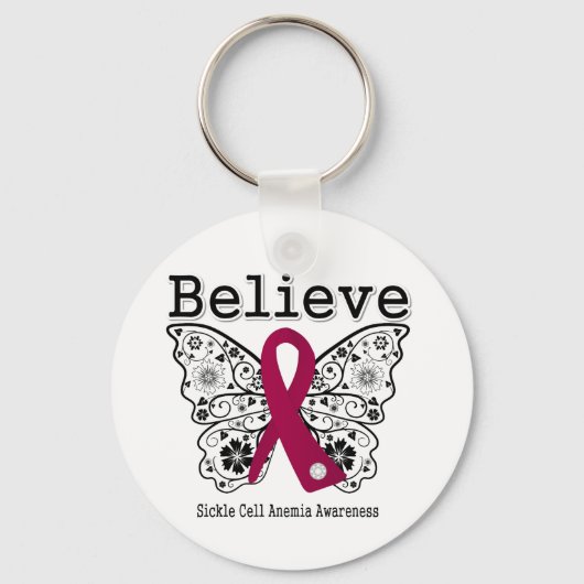 Porte-clés Croire l'anémie de la faucille (Recto)