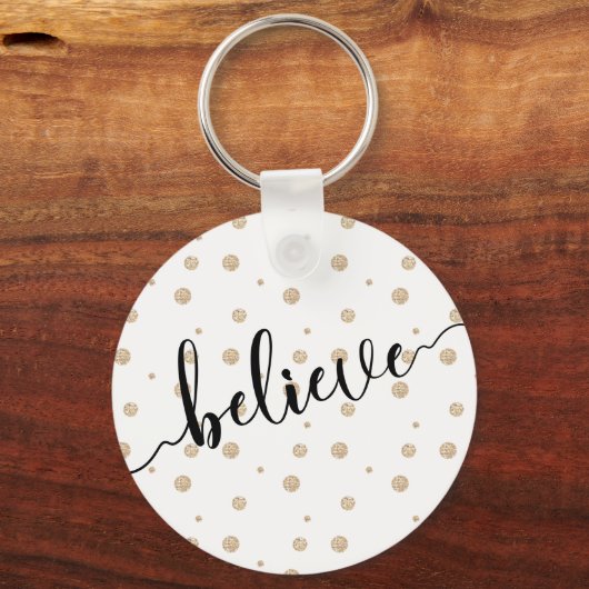 Porte-clés Croire le script (Recto)