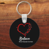 Porte-clés Croire que l'neurysme cérébral multiple connaissan (Verso)