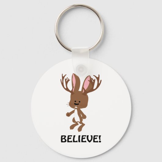 Porte-clés Crois ! Cute Jackalope (Recto)
