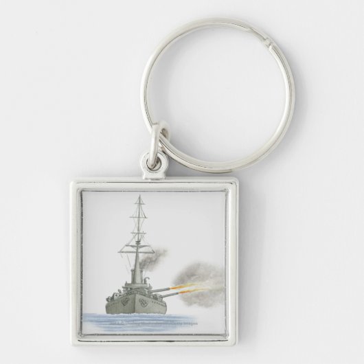 Porte-clés Croiseur cuirassé britannique (Devant)