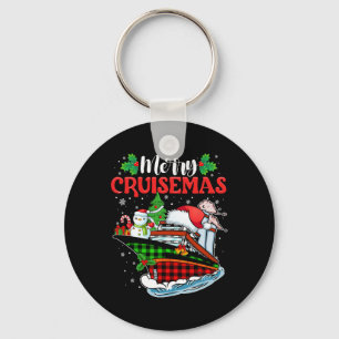 Porte-clés Croisière de Noël en famille Merry Cruisemas amusa