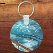 Porte-clés Croisière des Caraïbes - Turquoise Wake Photograph (Recto)