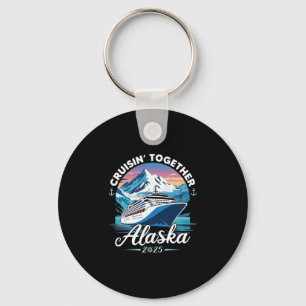 Porte-clés Croisière en Alaska 2025 Famille Amis Groupe Alask
