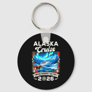 Porte-clés Croisière en Alaska 2026 famille et amis assortis
