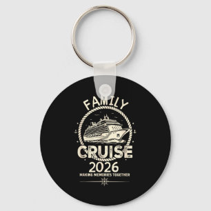 Porte-clés Croisière en famille 2026 créant des souvenirs ens