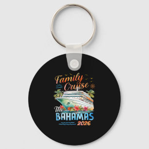 Porte-clés Croisière familiale Byhamas 2026 Cadeau de voyage