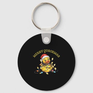 Porte-clés Croisière Joyeux Quackmas Canard en Caoutchouc Lum