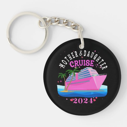 Porte-clés Croisière mère et fille 2024 (Devant)