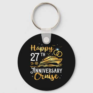Porte-clés Croisière pour le 27e Anniversaire de Mariage Voya
