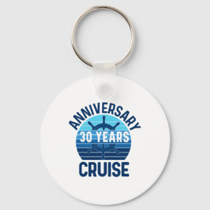 Porte-clés Croisière pour les 30 ans de mariage Couples de 30