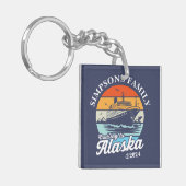 Porte-clés Croisière vers Alaska Custom Family Matching Group (Devant gauche)