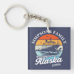 Porte-clés Croisière vers Alaska Custom Family Matching Group