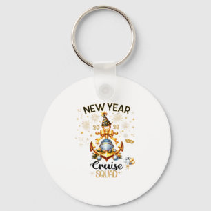 Porte-clés Croisière Yacht Fête du Nouvel An 2026 Nye
