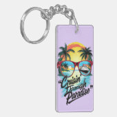 Porte-clés Croisine" à travers le paradis : Vibes d'évasion t (Devant gauche)