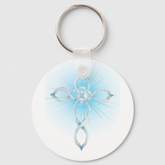 Porte-clés Croix arc-en-ciel (Recto)