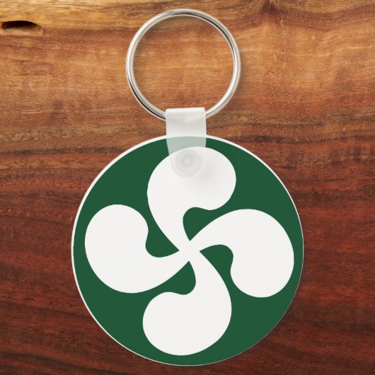 Porte-clés Croix basque extrudé (Recto)