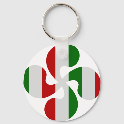 Porte-clés Croix Basque Multicouleurs (Recto)